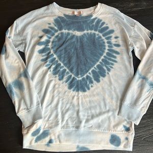 Heart Tie Dye long sleeve tee